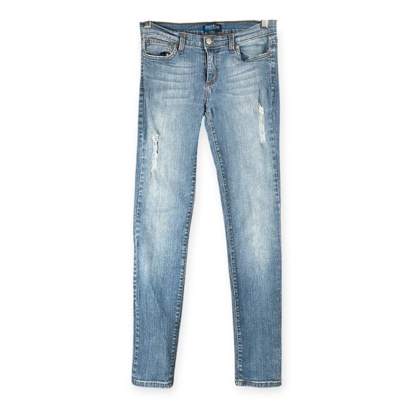 Judy Blue Skinny Jeans Women’s 11 Light Wash Distressed Stretch Denim USA - Picture 1 of 9